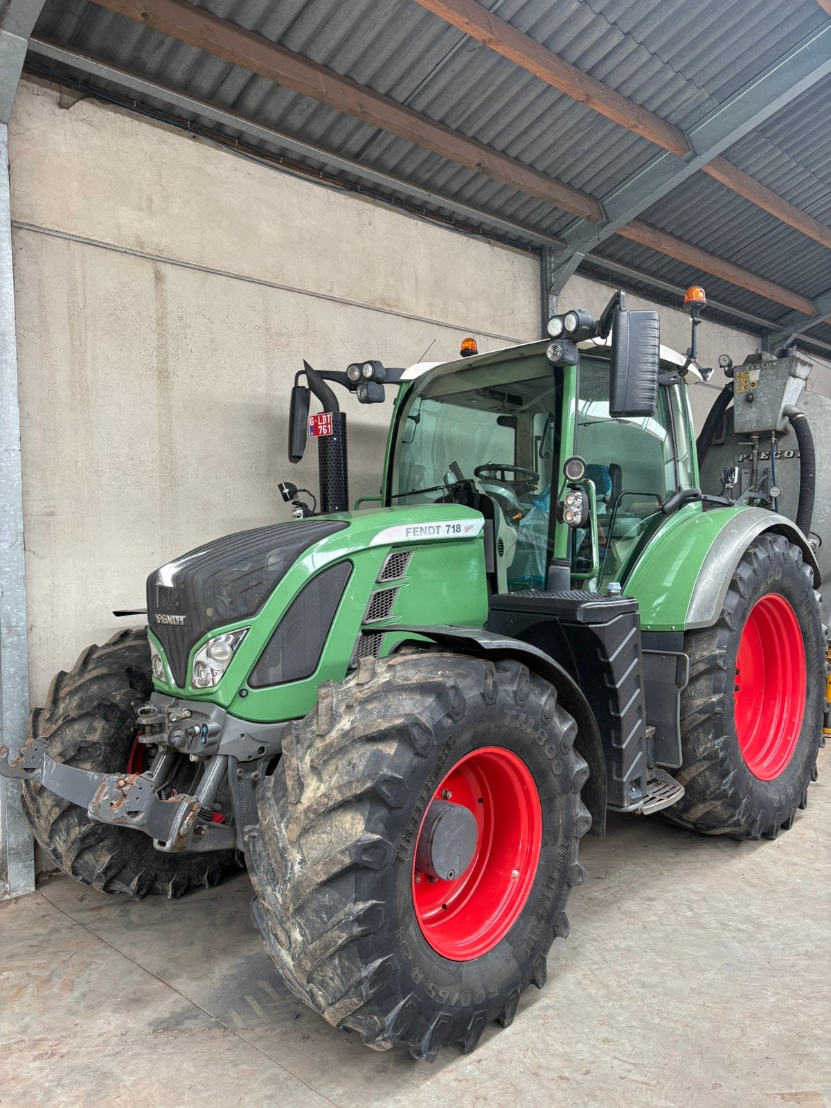 Fendt 718 scr profi, Ophalen, Fendt