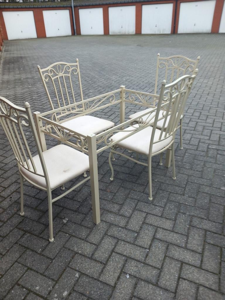 Zeer pracht tuin set, Tuin en Terras, Tuinsets en Loungesets, Ophalen, Inox