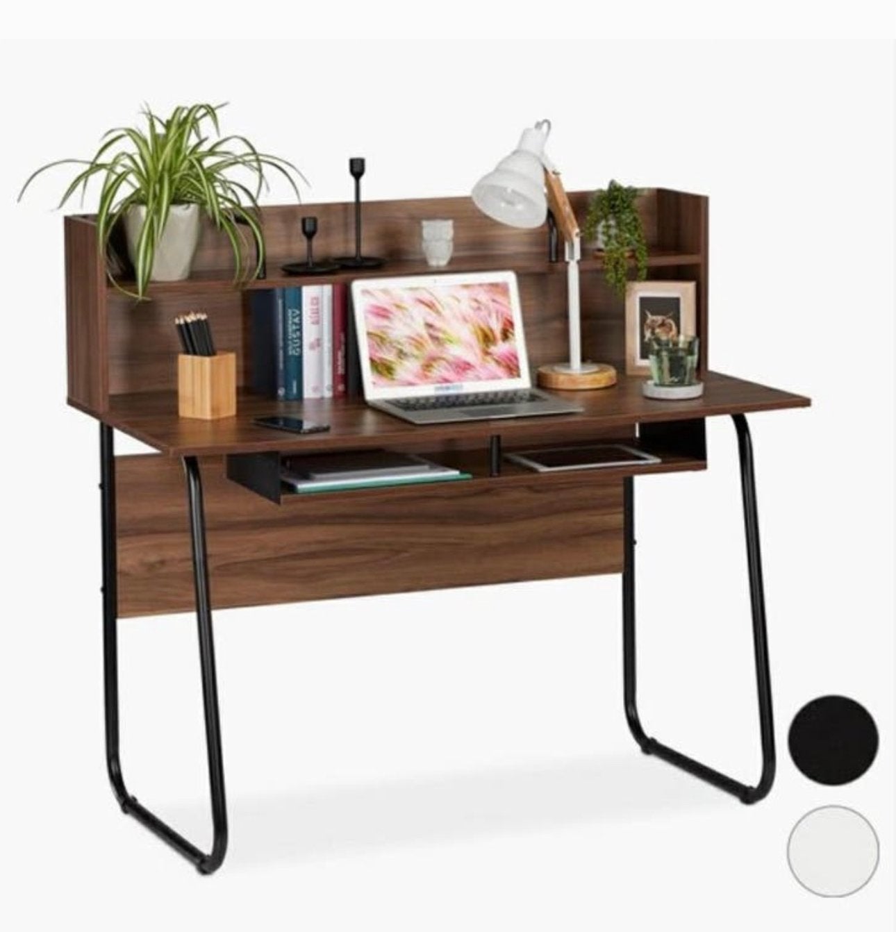 Desktop & bureau met stoel, Computers en Software, Laptoptafels, Ophalen, Zo goed als nieuw