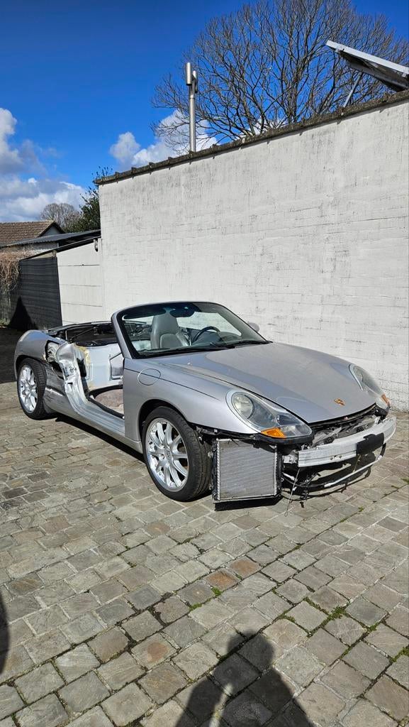 1999 Porsche 986 Boxster 2.7l, Auto's, Achterwielaandrijving, Cabriolet, Grijs, Particulier