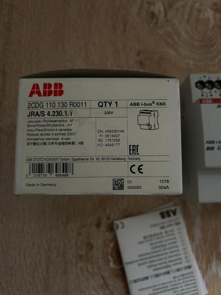 Actionneur de Stores/Volets ABB KNX (NEUF), Bricolage & Construction, Électricité & Câbles, Neuf, Interrupteur, Interrupteur, Enlèvement ou Envoi
