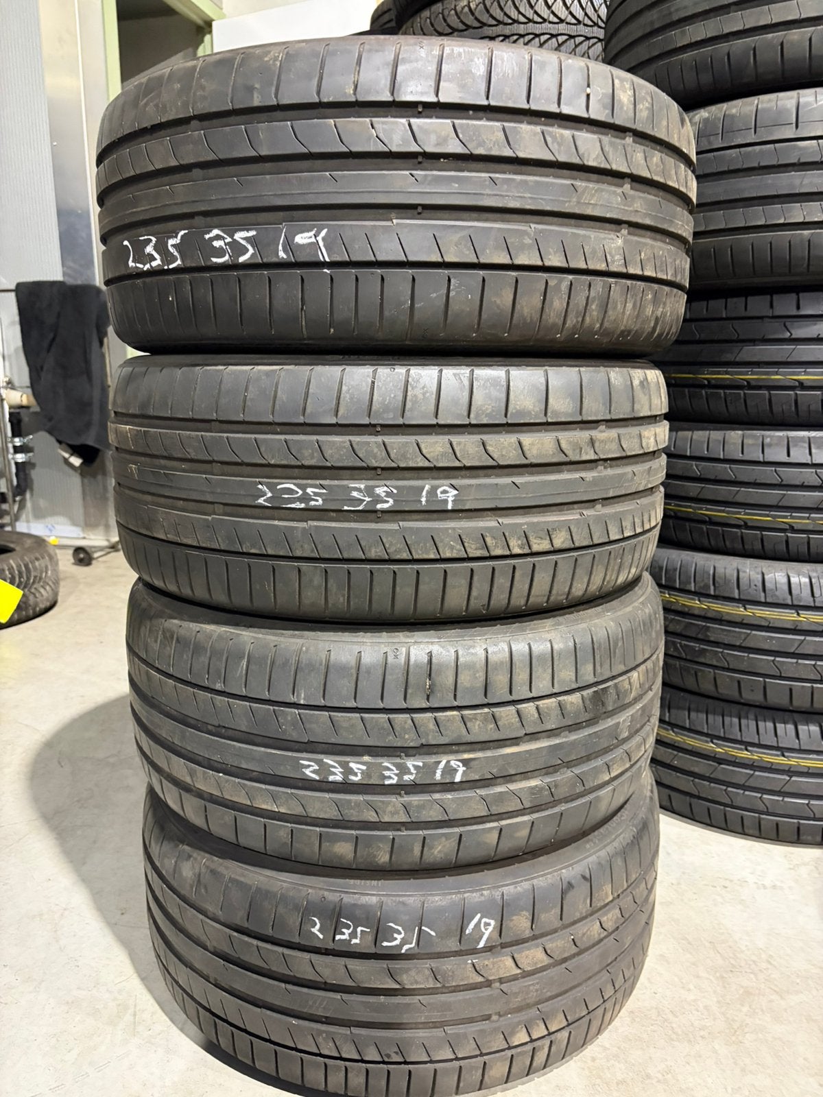 Set /Banden / 235/35/19(91Y) 235/35/19/91Y) Continentale, Auto-onderdelen, Ophalen of Verzenden
