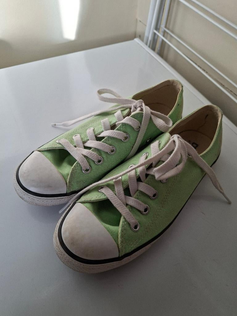 All stars converse in muntgroen, maat 37, Ophalen of Verzenden, Zo goed als nieuw, Sneakers, Converse All Stars