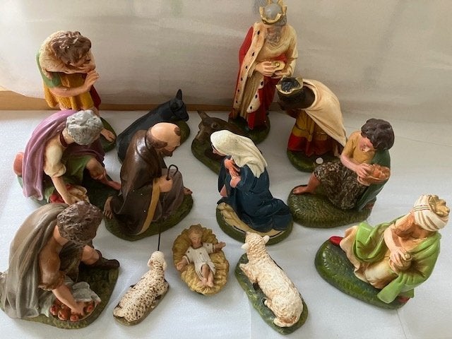 Kerstbeelden 30 à 40 cm, Diversen, Ophalen, Gebruikt