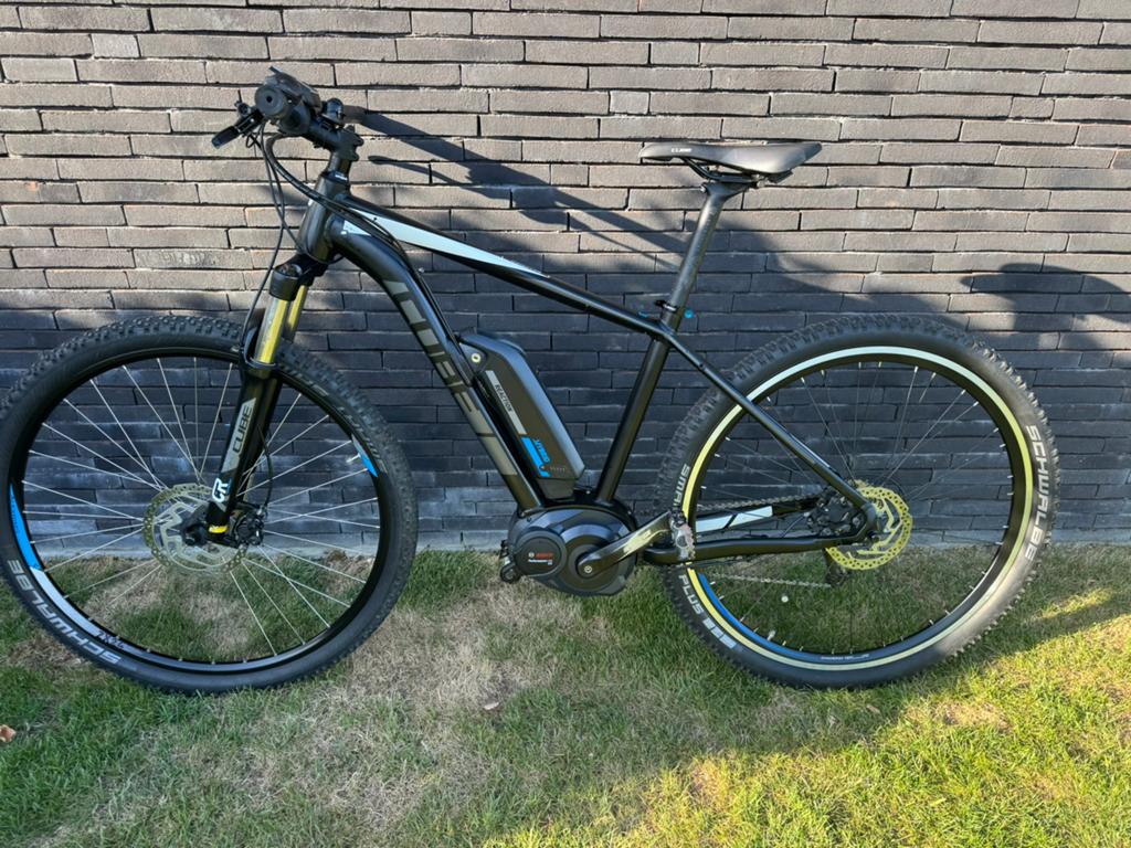 Cube E-MTB: maat L, 29" wielen, deore 9-speed, Gebruikt, Hardtail, Heren, Schijfrem