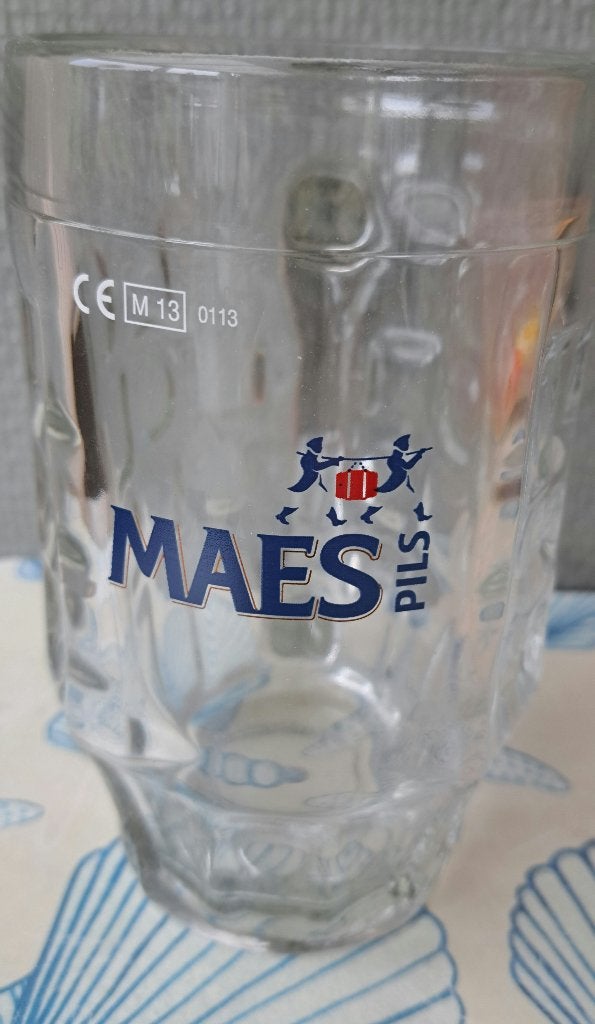 6 nieuwe Maes pils  glazen, Verzamelen, Ophalen, Nieuw, Glas of Glazen, Overige merken