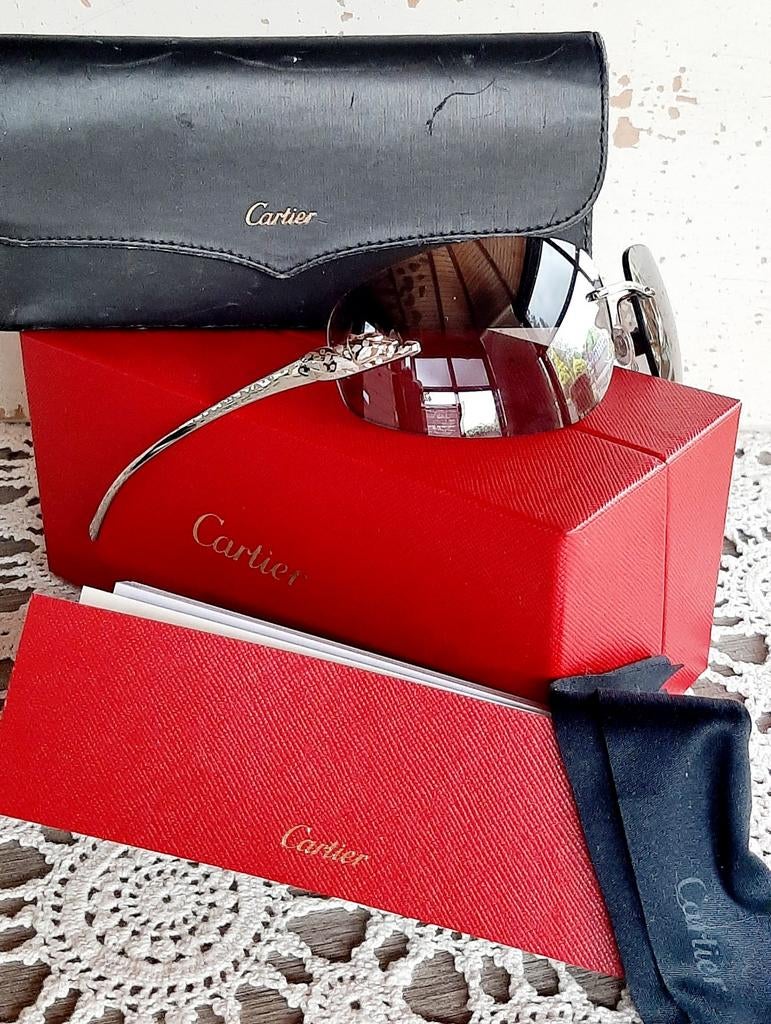 Panthère de Cartier zonnebril (vrouw), Handtassen en Accessoires, Zonnebrillen en Brillen | Heren, Ophalen, Zonnebril