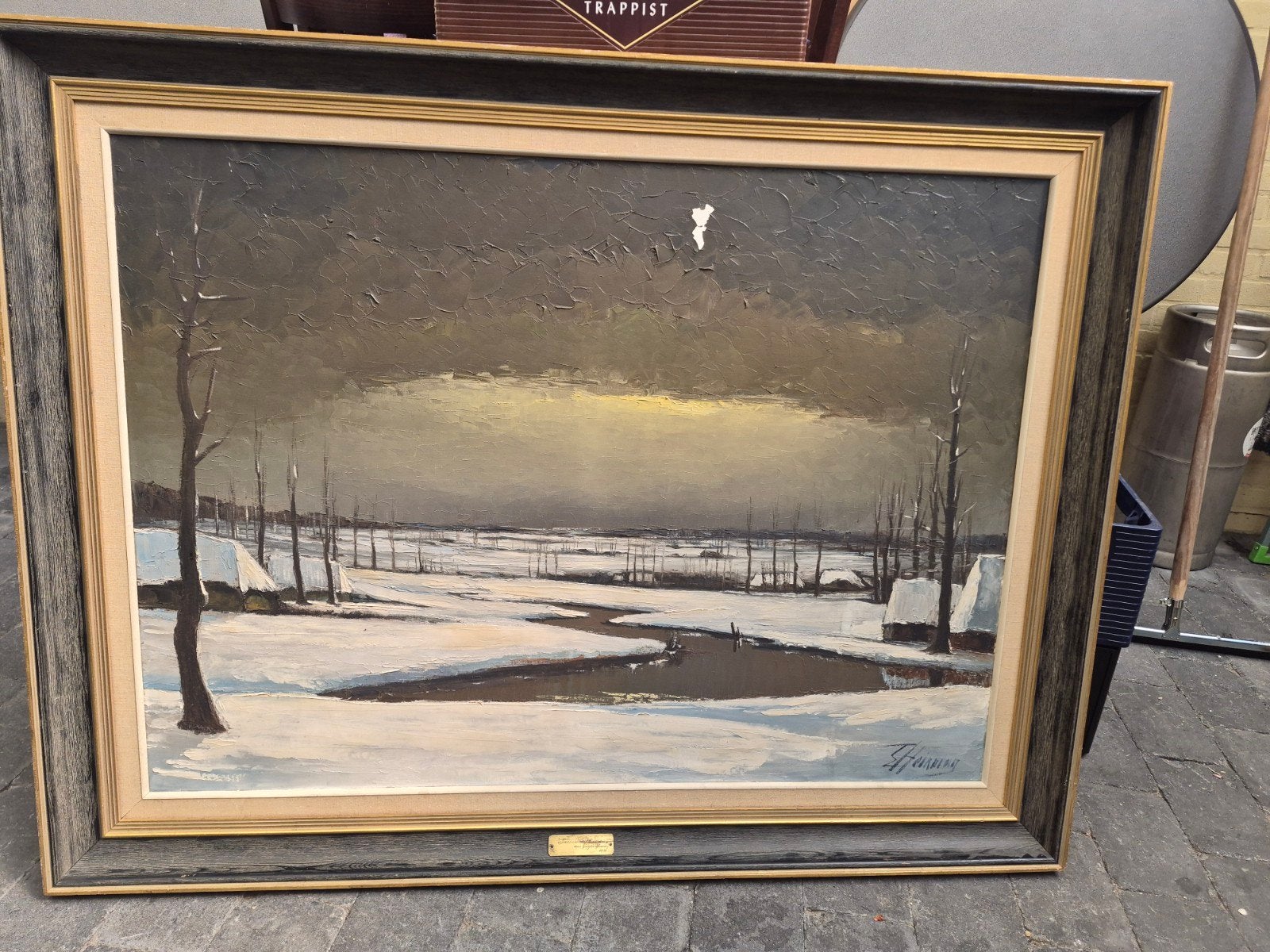 Schilderij ligt beschadigd, Antiek en Kunst, Ophalen