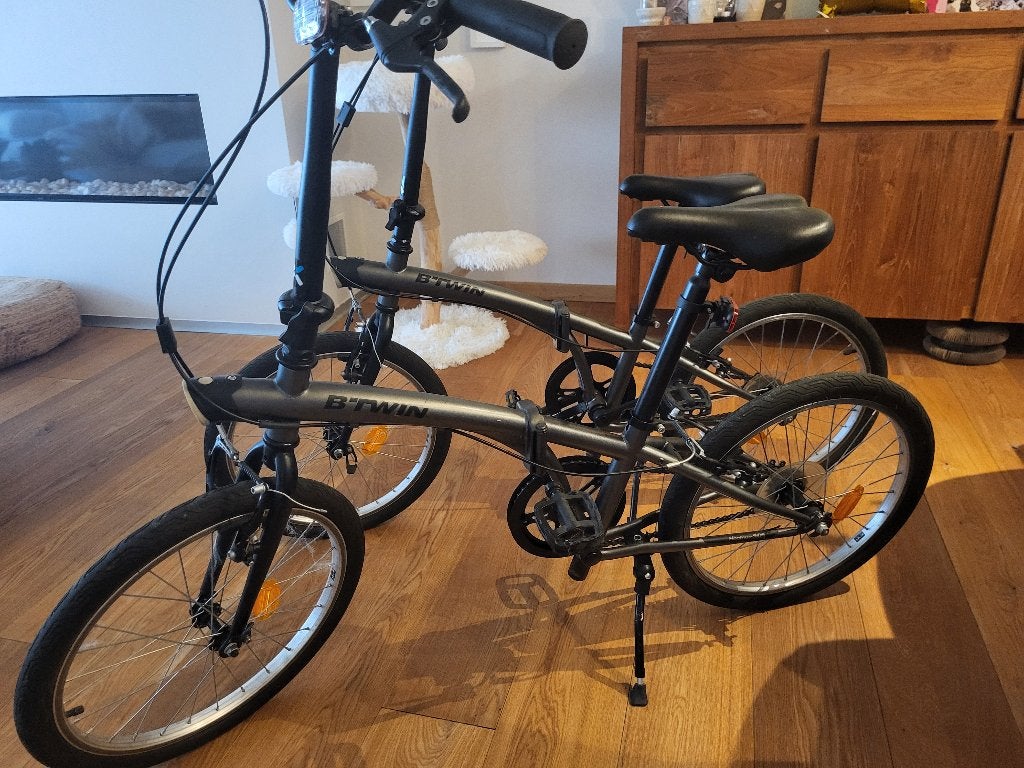 Twee plooifietsen/ vouwfietsen, Enlèvement, Comme neuf
