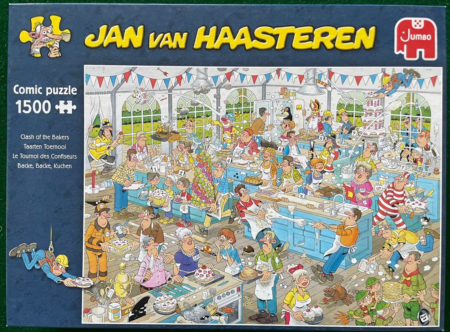 Jan van Haasteren 1500 stukjes - Taartentoernooi, Ophalen of Verzenden, Zo goed als nieuw