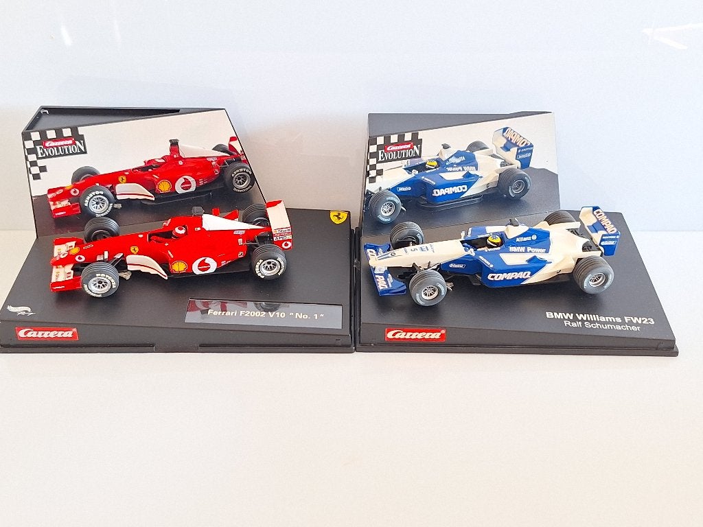 Carrera Evolution 1 x F1 Ferrari 1 x F1 Williams, Neuf, Électrique, Enlèvement ou Envoi, Carrera