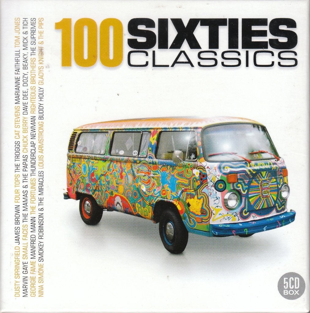 100 sixties Classics op 5 CD's in kartonnen box, Verzenden, Pop