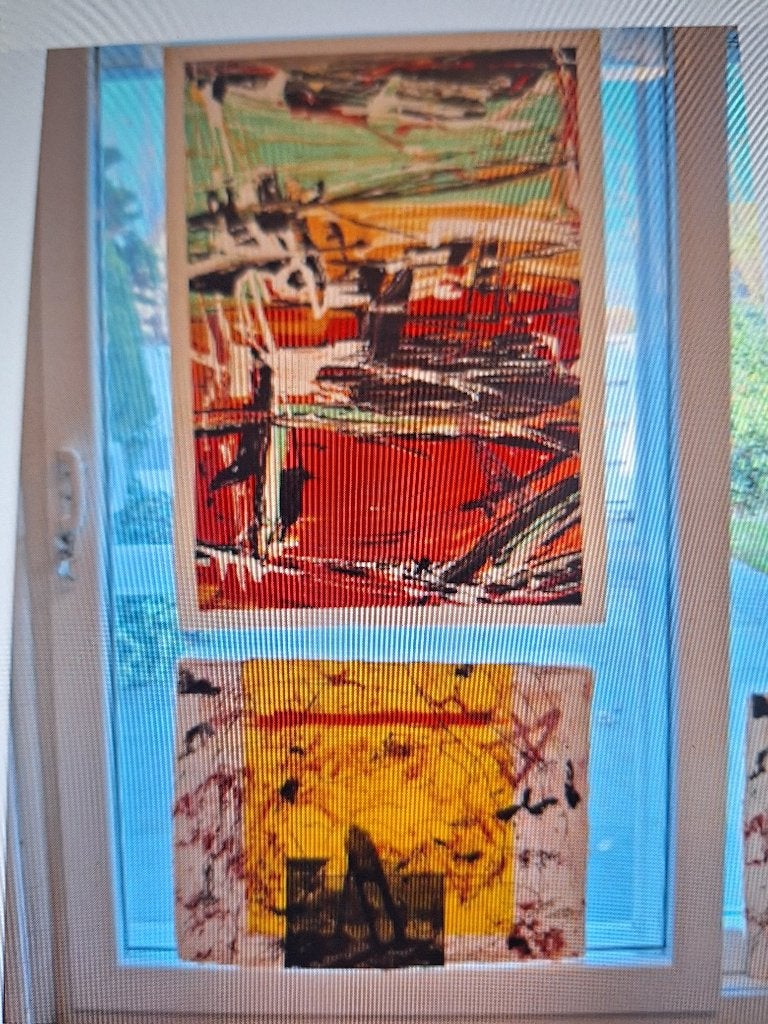 1. Philippe Charpentier   2. Patrice Mérot – Middle East 3, Antiek en Kunst, Abstract, Ophalen of Verzenden, Lithografie, Gelimiteerde oplage