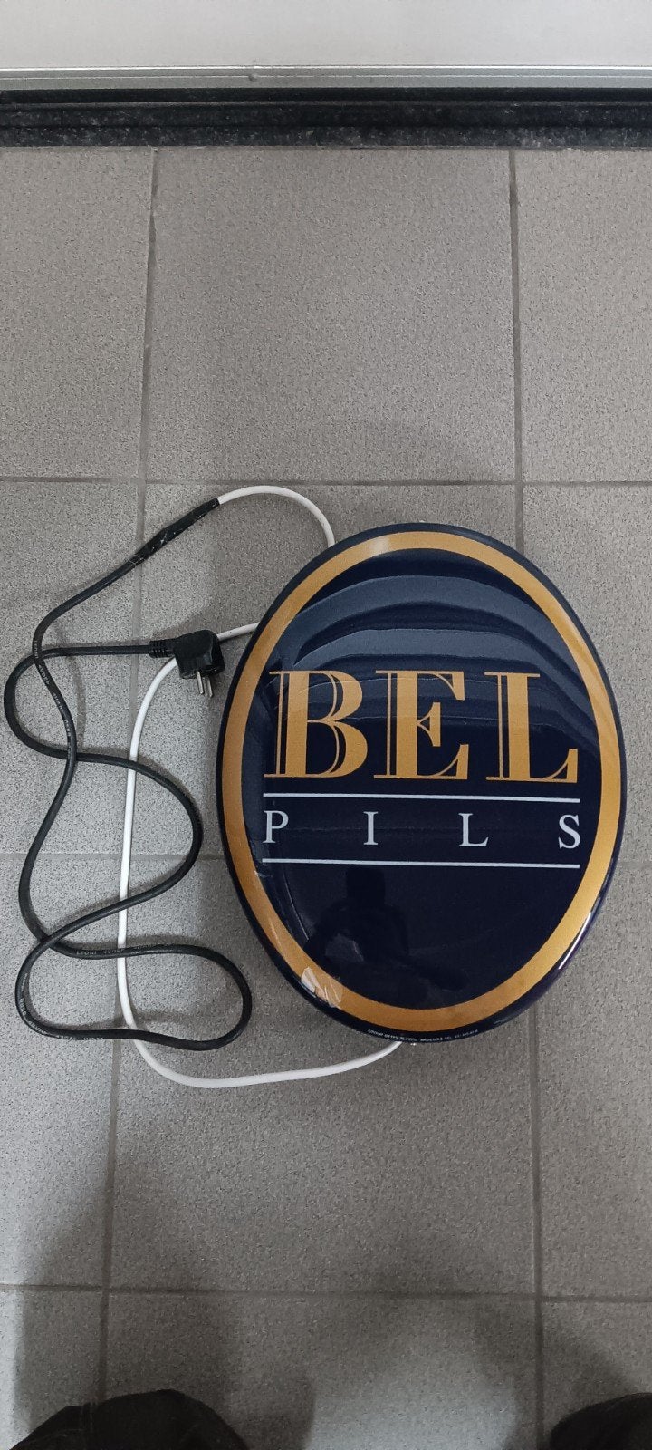 Publicité lumineuse - Bel Pils Brussels, Collections, Enlèvement ou Envoi