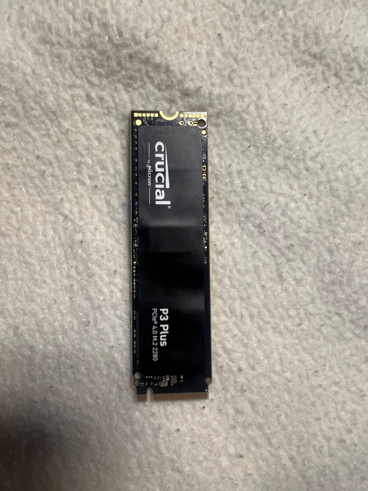 Crucial P3 Plus 1TB NVMe SSD – PCIe 4.0 – Heatsink mogelijk, Enlèvement, Comme neuf, Laptop