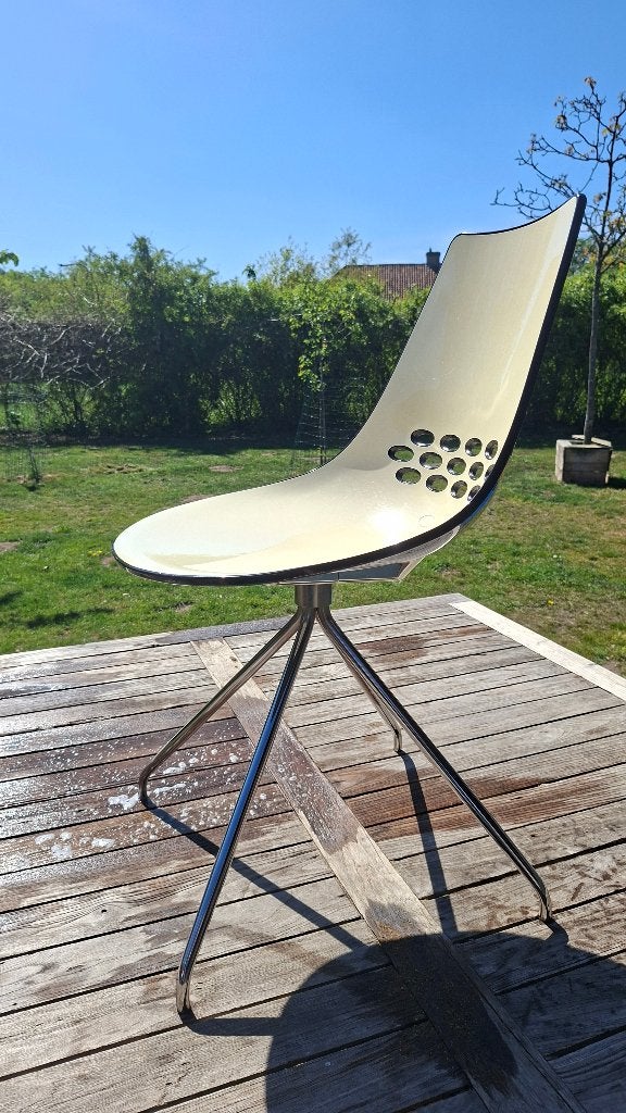 Calligaris JAM stoel, Huis en Inrichting, Ophalen, Kunststof, Gebruikt, Wit