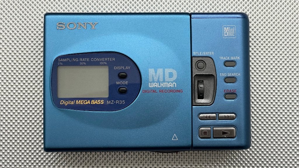 Sony MZ-R35 Minidisc Walkman, Enlèvement, Lecteur MiniDisc