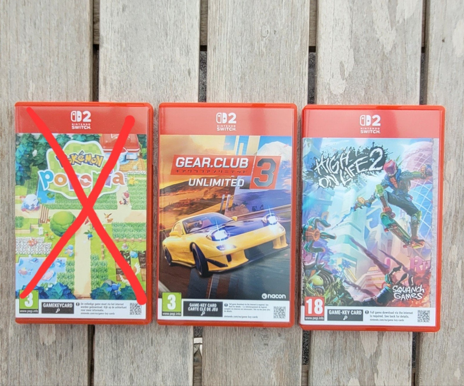 Nintendo Switch 2 Games, Enlèvement