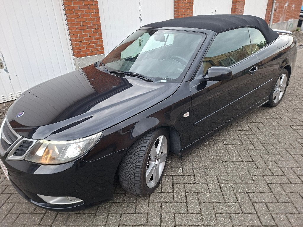 Saab 93 cabrio, Auto's, Saab, Voorwielaandrijving, 4 zetels, Zwart, 4 cilinders