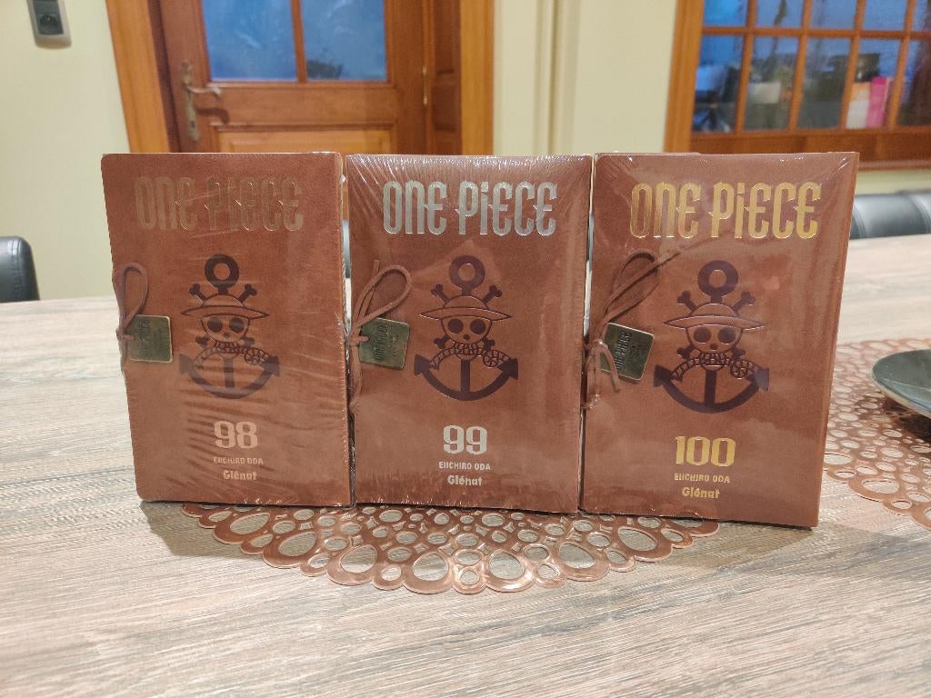 One Piece tome 98 - 99 - 100 collector neufs sous blister, Enlèvement ou Envoi, Neuf, Eiichiro Oda
