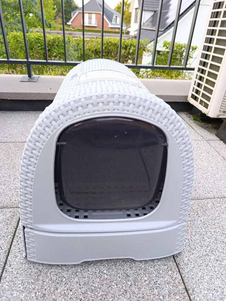 Kattenbak + mat, Dieren en Toebehoren, Ophalen, Gebruikt, Gesloten