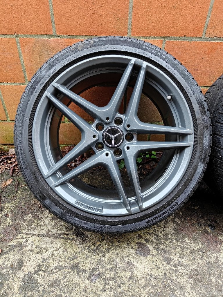Jantes original AMG C63 en 19 pouce, Pneus et Jantes, Pneus hiver, Utilisé, 265 mm