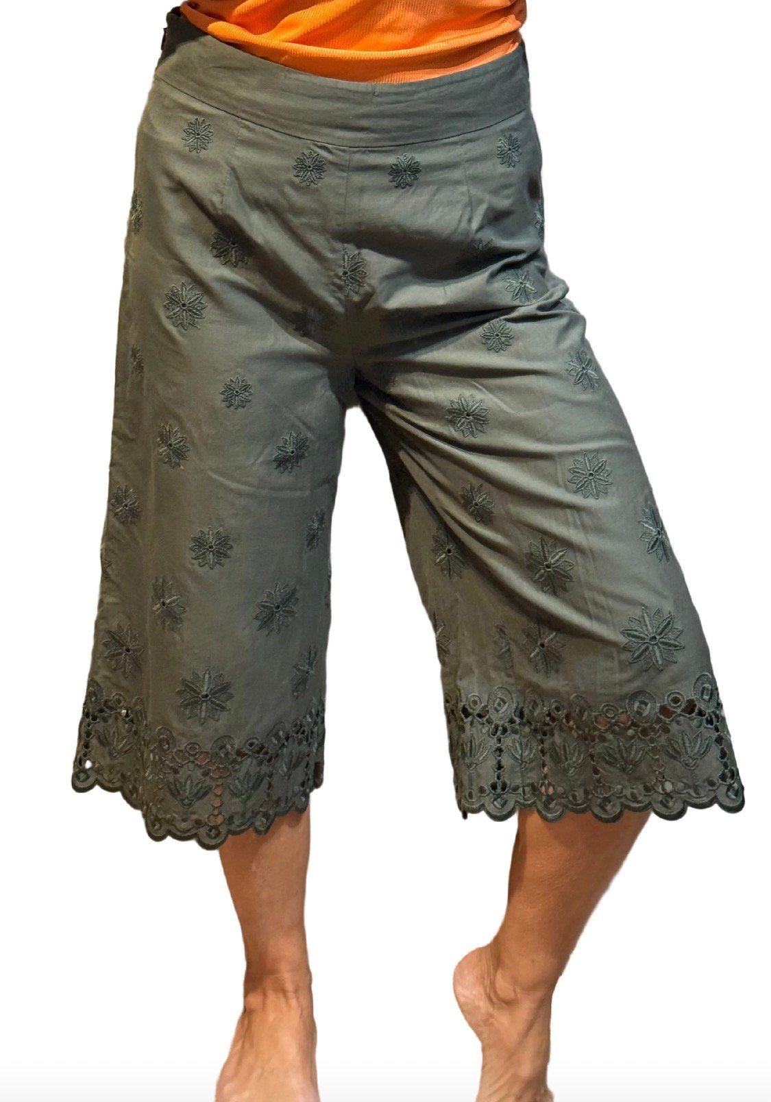 Neuve 395€ Diane von Fustenberg pantacourt 34/36, Enlèvement ou Envoi, Comme neuf, Vert
