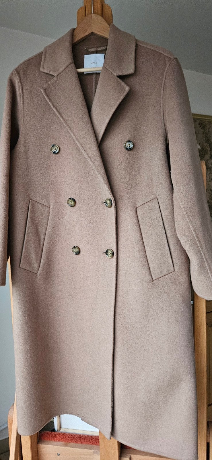 Manteau oversize de Mango, Mango, Enlèvement ou Envoi, Beige, Taille 34 (XS) ou plus petite