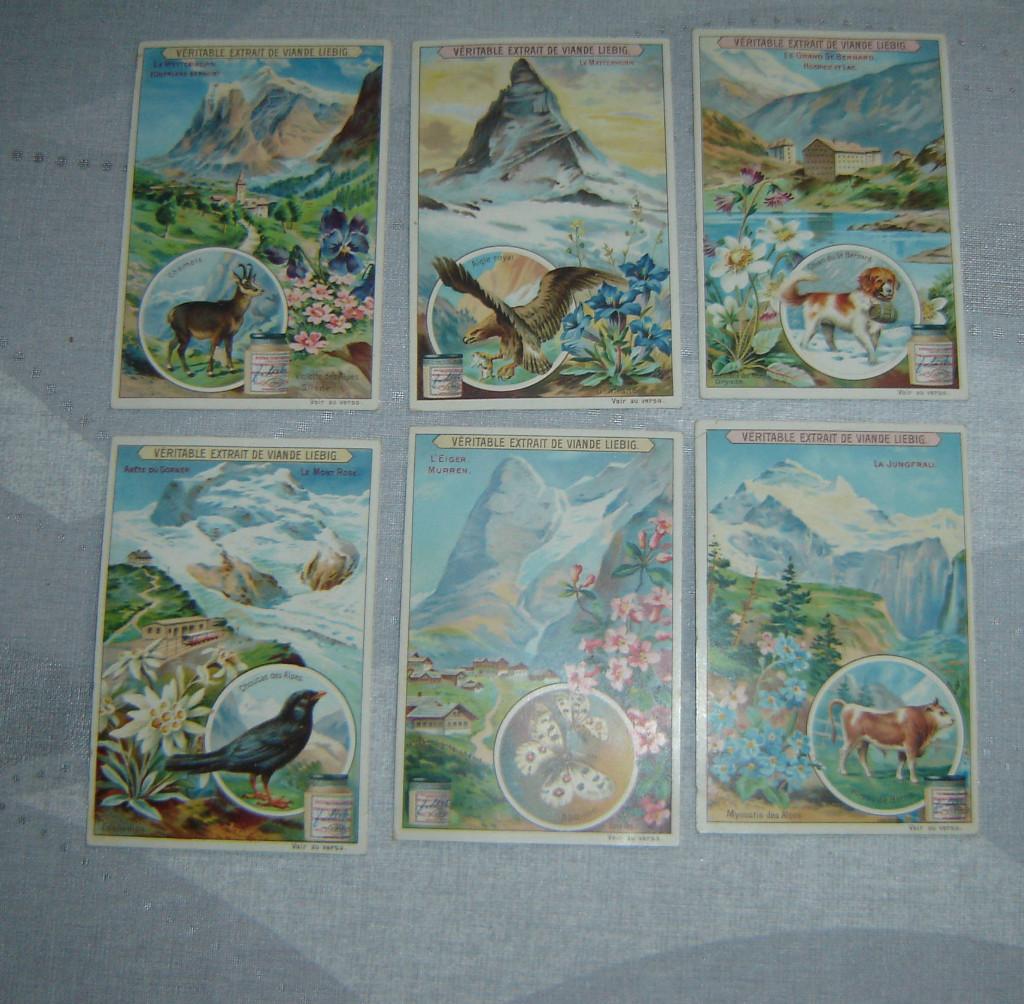 Chromos Liebig S740 avec bocaux, Collections, Avant 1940, Gravure, Utilisé, Autres sujets/thèmes
