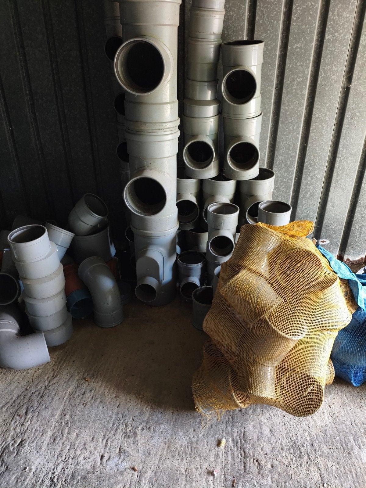 pvc hulpstukken, Doe-het-zelf en Bouw, Ophalen, PVC