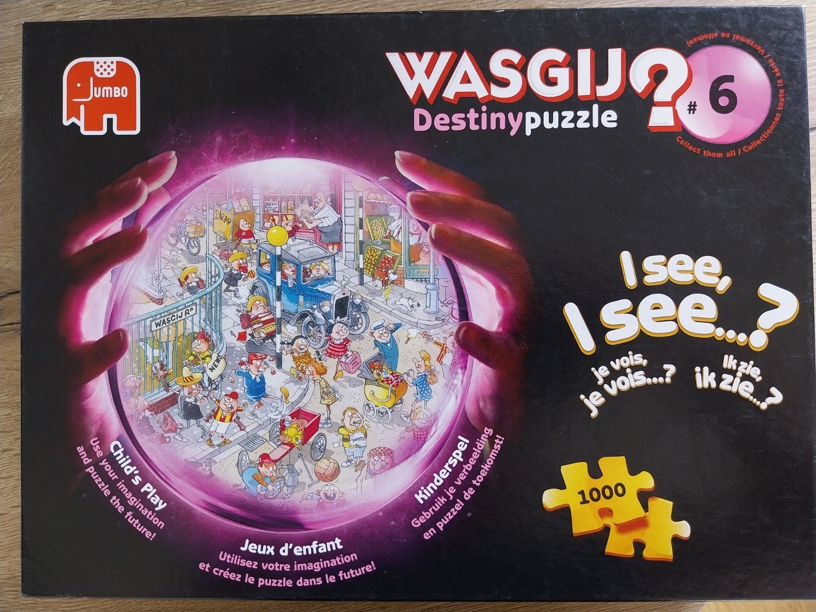 puzzel was gij 1000 stukjes, Ophalen, 500 t/m 1500 stukjes, Zo goed als nieuw, Legpuzzel