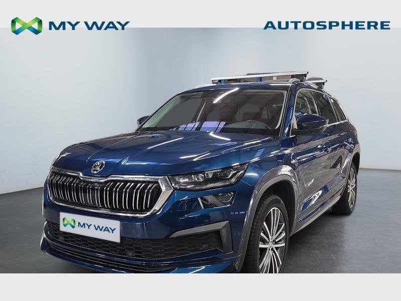 Skoda Kodiaq Kodiaq 1.5 TSI ACT L&K 7pl. DSG, Automaat, 139 g/km, SUV of Terreinwagen, Zilver of Grijs