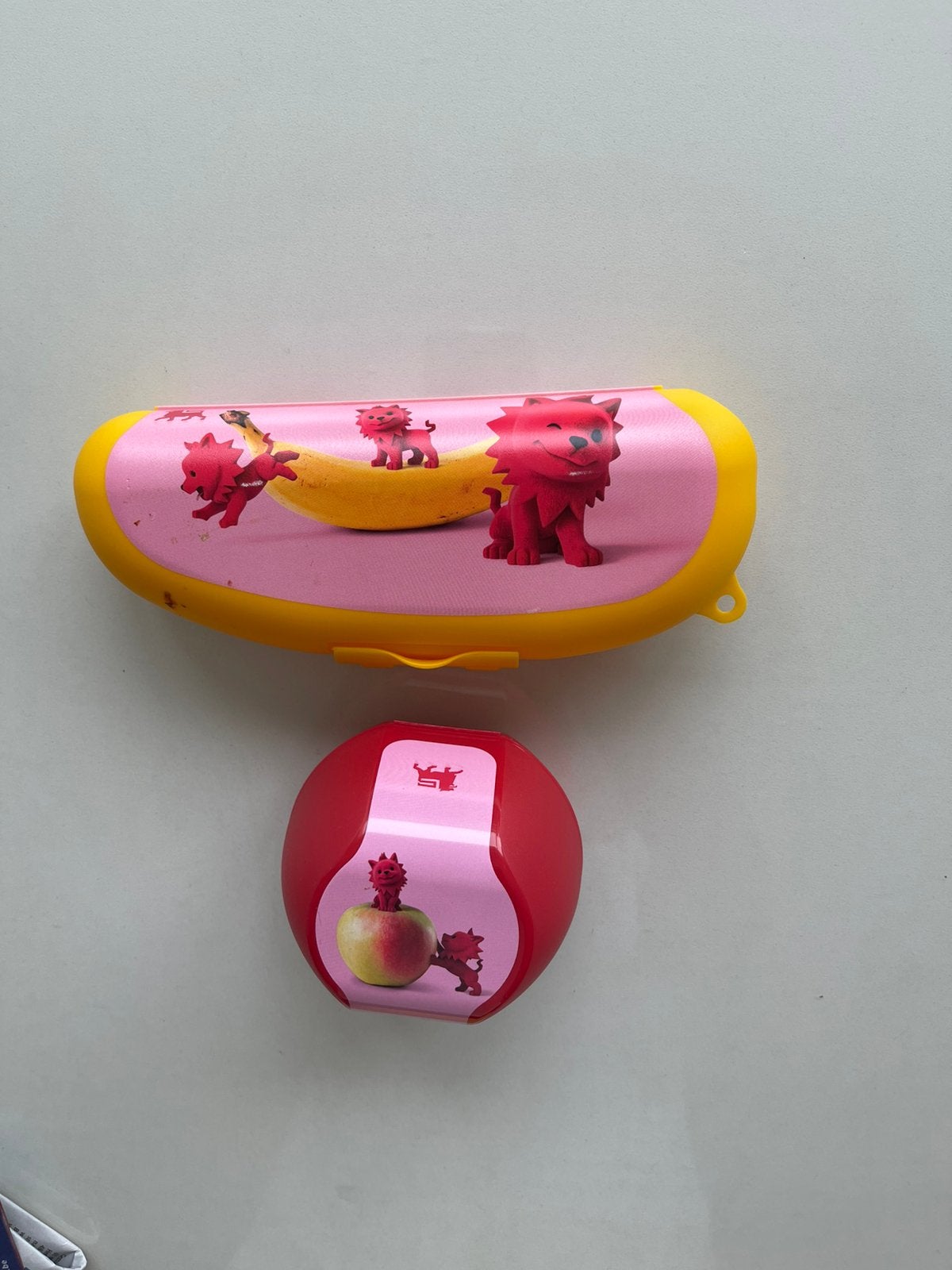 splinternieuwe fruitboxenset (Banaan & Appel), Ophalen of Verzenden, Nieuw, Rood