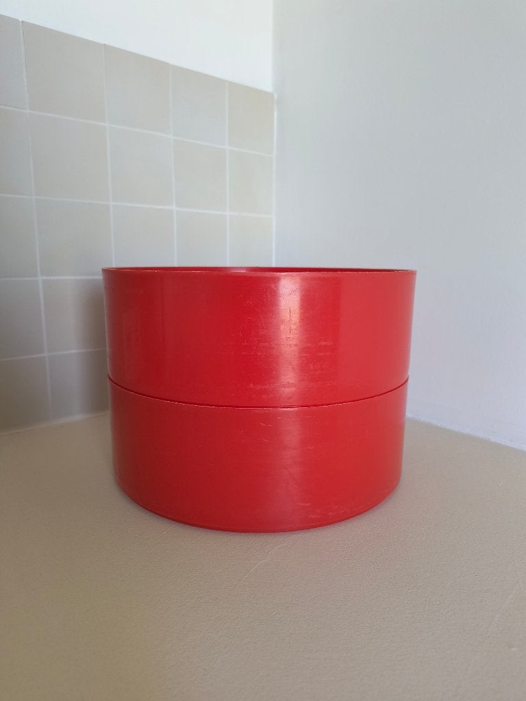 Selap Spa Milano - vintage kom x2, Maison & Meubles, Cuisine | Vaisselle, Vintage, Enlèvement, Utilisé, Récipient(s)