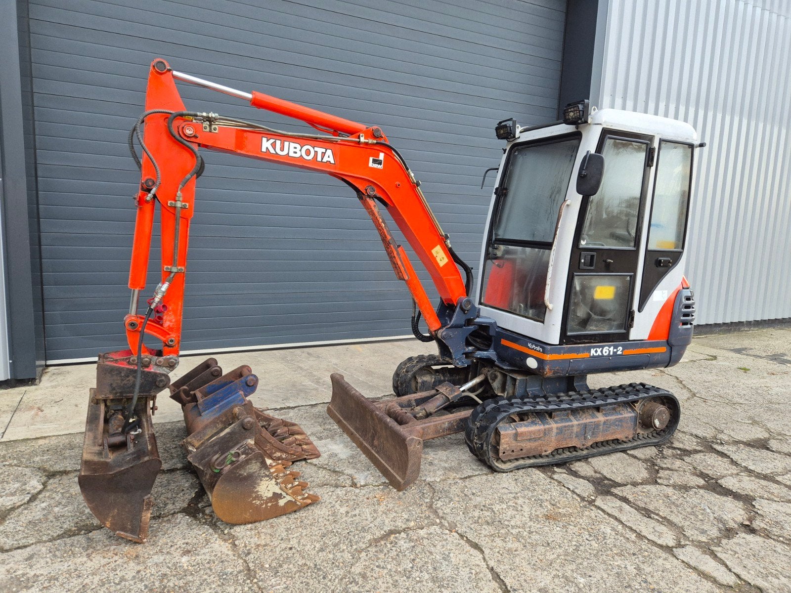 Kubota KX61-2 Minigraver Graafmachine, Ophalen