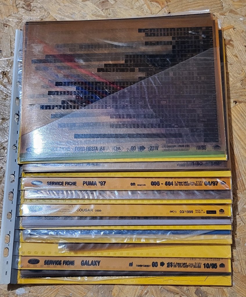 Ford Microfiches, Enlèvement