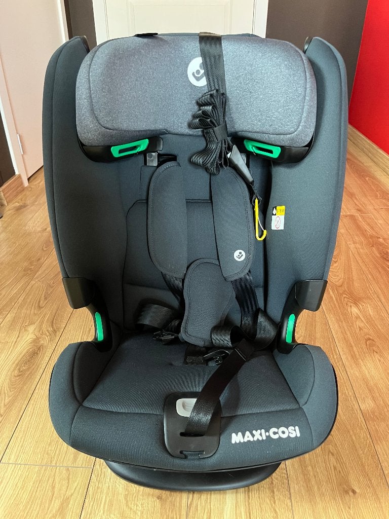 Grijze doorgroeiautostoel van Maxi Cosi, Kinderen en Baby's, Ophalen, Verstelbare rugleuning, Autogordel, Nieuw