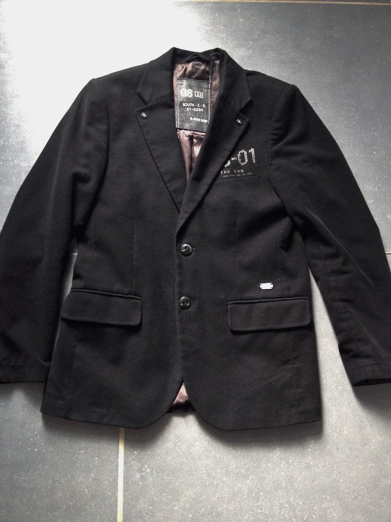 G-star stijlvolle zwarte blazer maat medium, Enlèvement ou Envoi, Comme neuf, G Star RAW