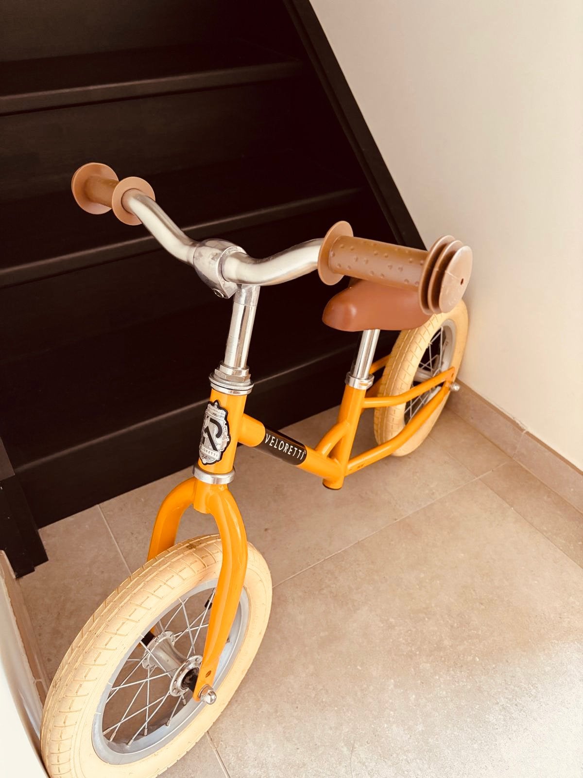 Veloretti loopfiets zonnig geel, Enlèvement, Comme neuf