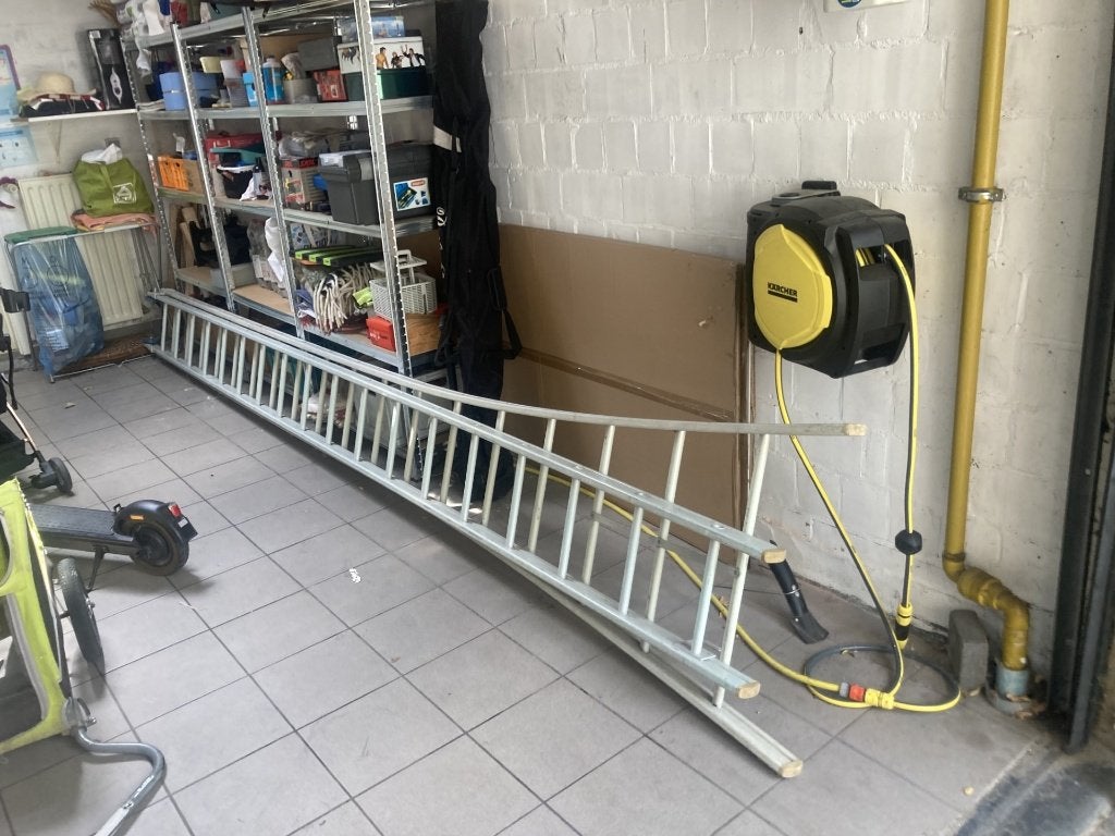 ladder, Doe-het-zelf en Bouw, Ladders en Trappen, Ophalen, Zo goed als nieuw, Ladder, Opvouwbaar of Inschuifbaar