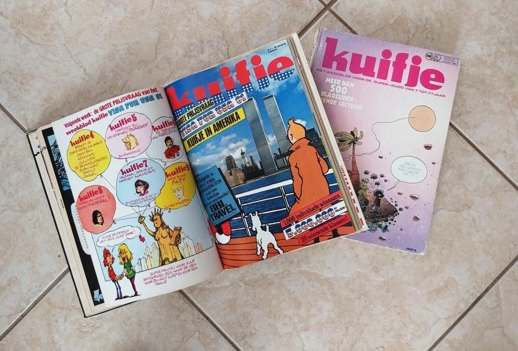 Kuifje België Dommel Rik Weekblad Tintin Lombard Kalender, Ophalen of Verzenden
