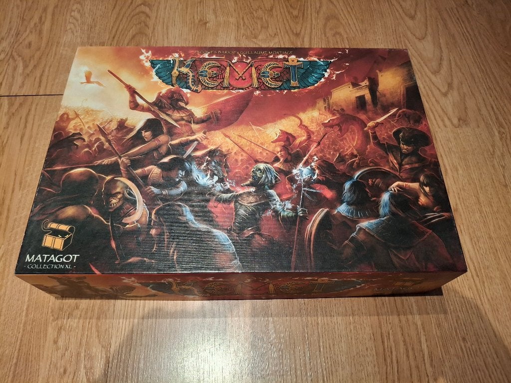 Kemet, Een of twee spelers, Ophalen, Zo goed als nieuw
