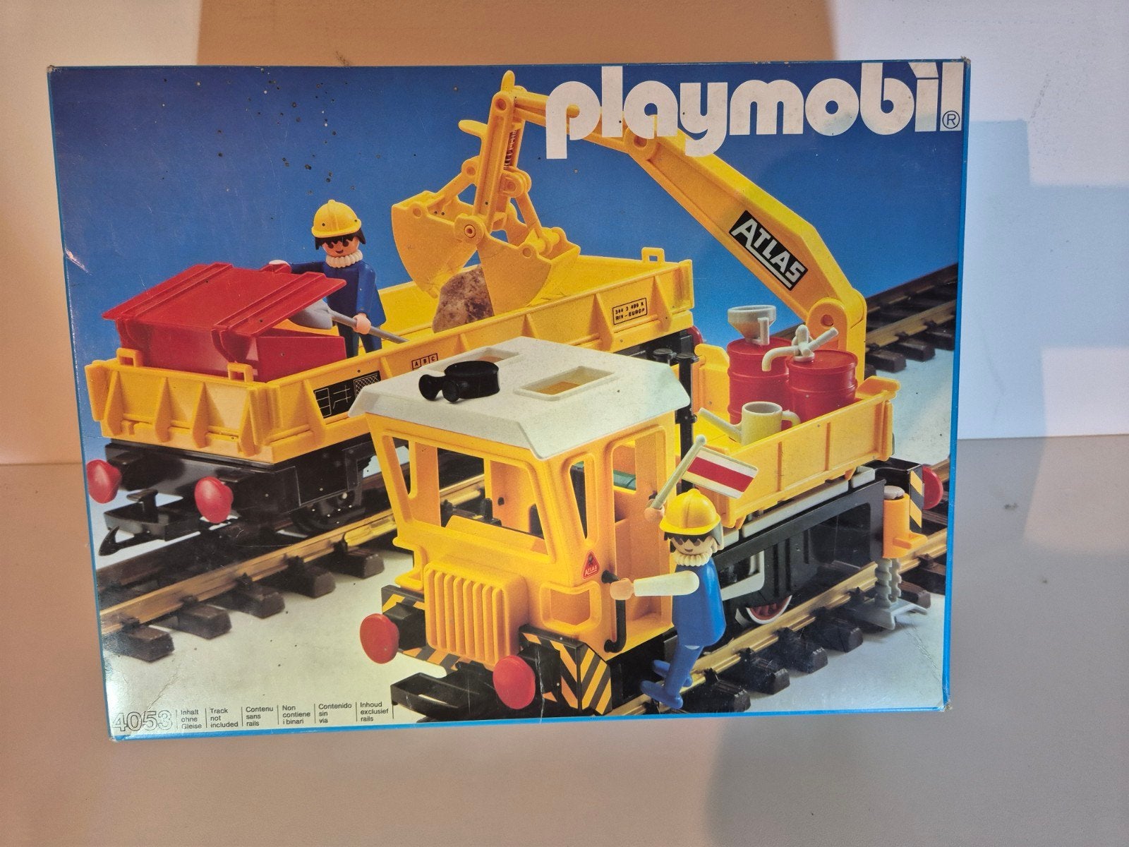 train de travail Playmobil 4044, Enlèvement ou Envoi, Utilisé