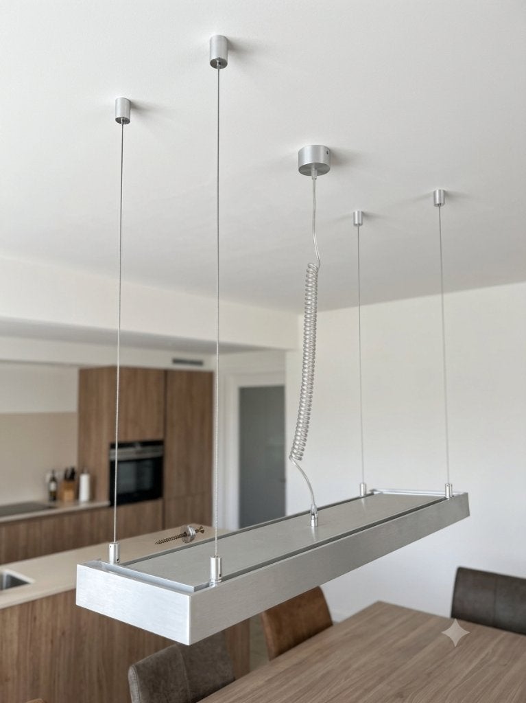 hanglamp, Ophalen, Zilver, Gebruikt, Hanglamp