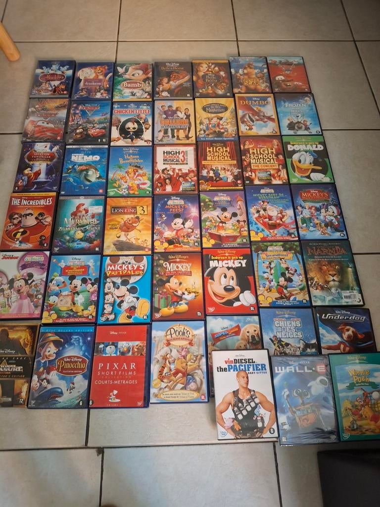 Disney dvd's aan 2 euro per dvd, Ophalen of Verzenden