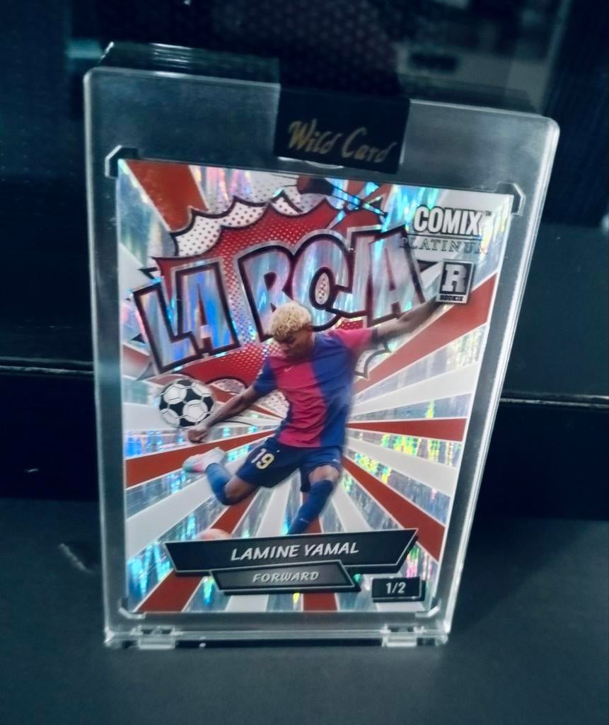 Lamine Yamal Barcelona Wild Card Rookie genummerd 1/2, Ophalen of Verzenden