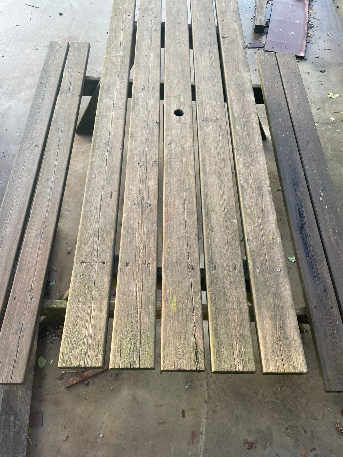Picknicktafel, Ophalen, Zo goed als nieuw