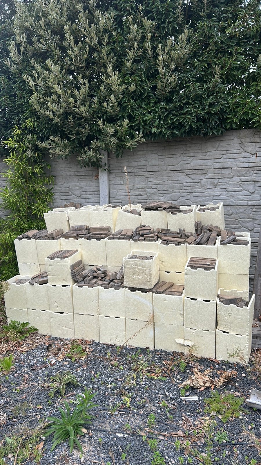 Briquette pour façade, Doe-het-zelf en Bouw, Ophalen, Zo goed als nieuw