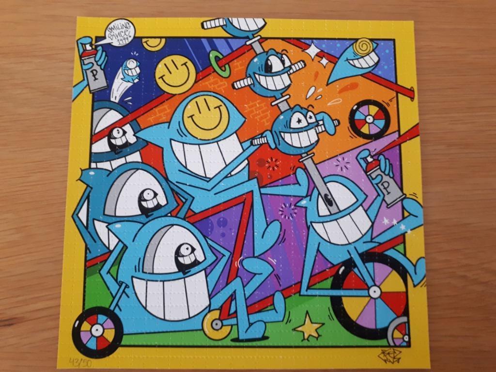 PEZ, riding in the neighbourhood, street art, variant ed., Antiek en Kunst, Ophalen of Verzenden