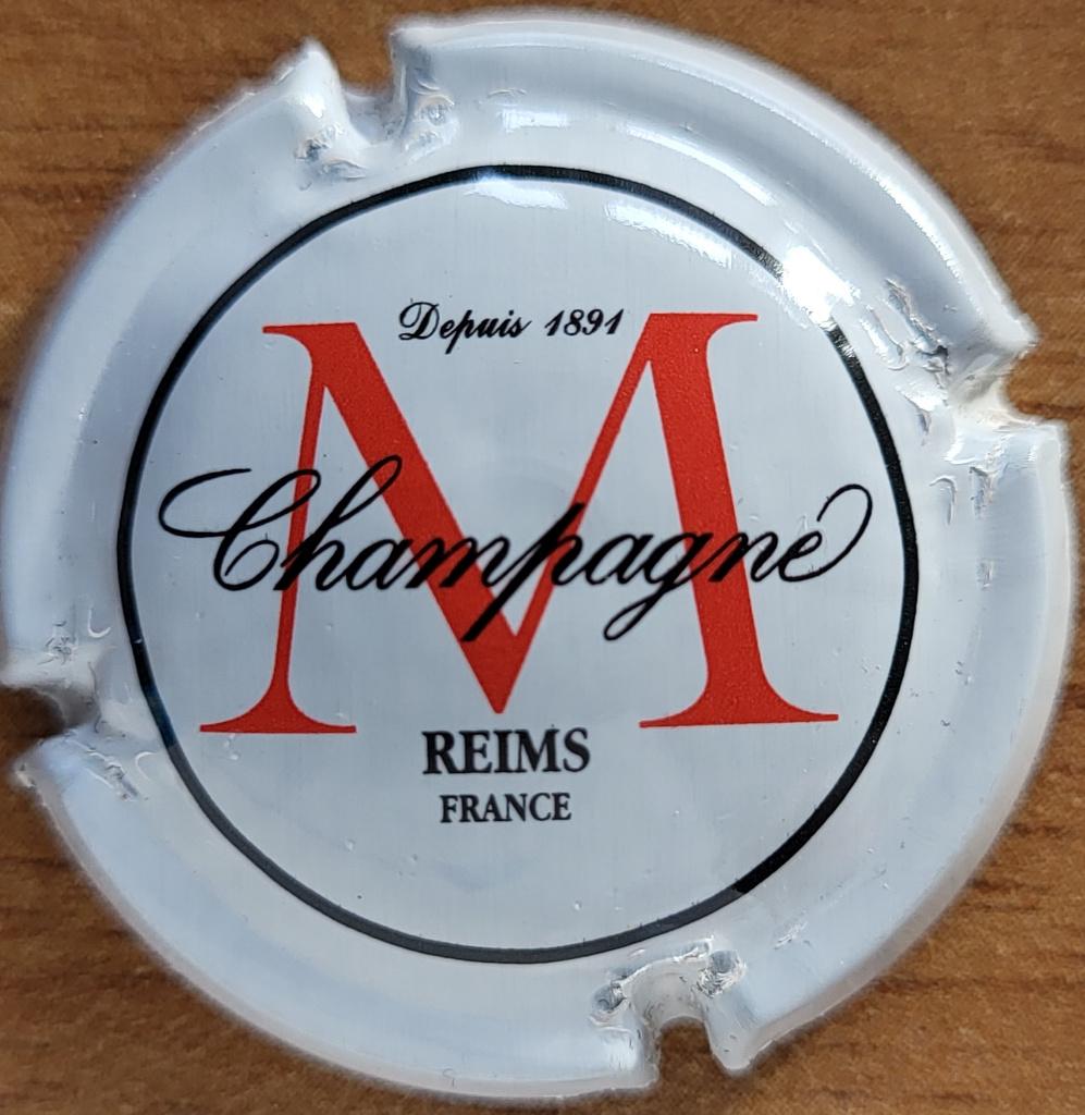 Capsule Champagne MONTAUDON blanc & noir nr.07, Collections, Vins, Enlèvement ou Envoi, Neuf, France, Champagne